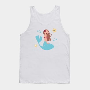 This mermaid is having fun! Tank Top